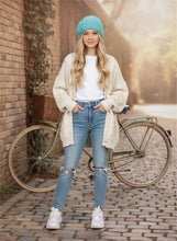 Load image into Gallery viewer, Beanie Accented w/Flower
