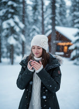 Load image into Gallery viewer, Beanie Accented w/Flower
