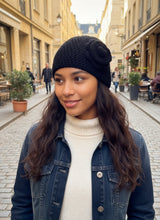 Load image into Gallery viewer, Beanie Accented w/Flower
