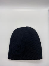 Load image into Gallery viewer, Beanie Accented w/Flower
