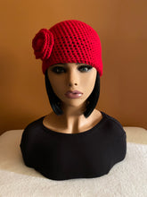 Load image into Gallery viewer, Beanie Accented w/Flower
