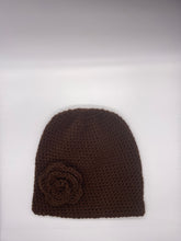 Load image into Gallery viewer, Beanie Accented w/Flower
